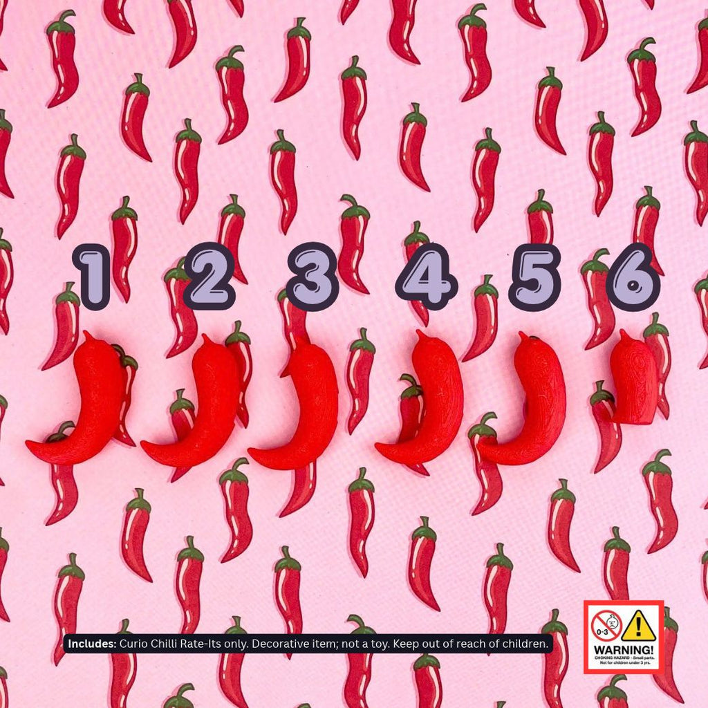 Chilli Curio Rate-Its | 6 Pack (Bracket Not Included)